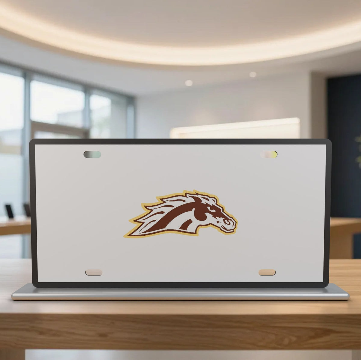Western Michigan Broncos WMU License Plate Car Tag 12x6 Front