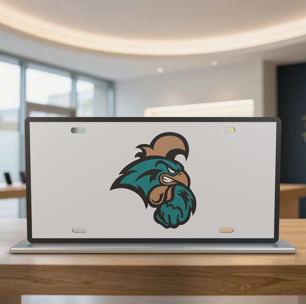 Coastal Carolina Chanticleers CCU License Plate Car Tag 12x6 Front