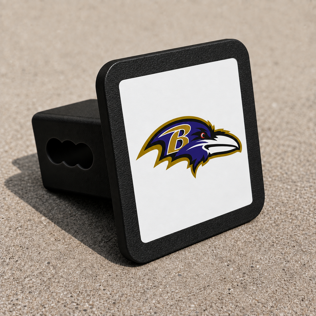 Baltimore Ravens NFL Trailer Hitch Cover 2 Inch Receiver