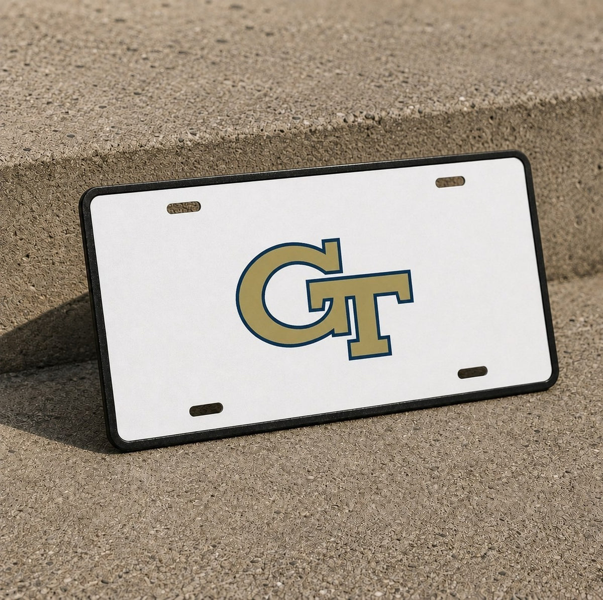 Georgia Tech Yellow Jackets GT License Plate Car Tag 12x6 Front