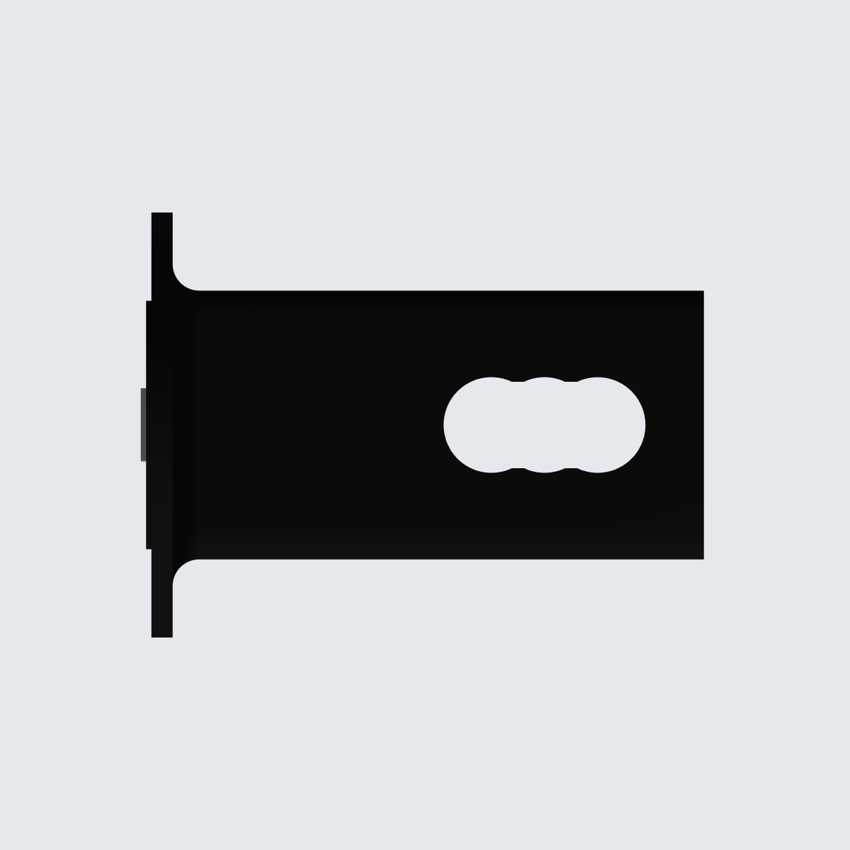 Toyota oval trailer hitch cover view 6