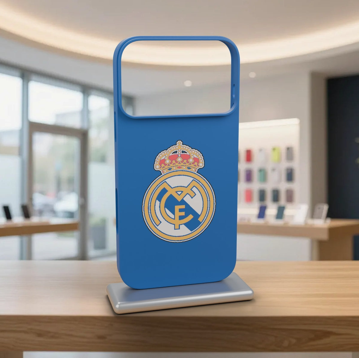 Real Madrid Phone Case for iPhone 17 Pro Max Samsung Galaxy S26 Cover Slim