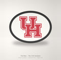 Houston Cougars Oval Trailer Hitch Cover 2 Inch Receiver