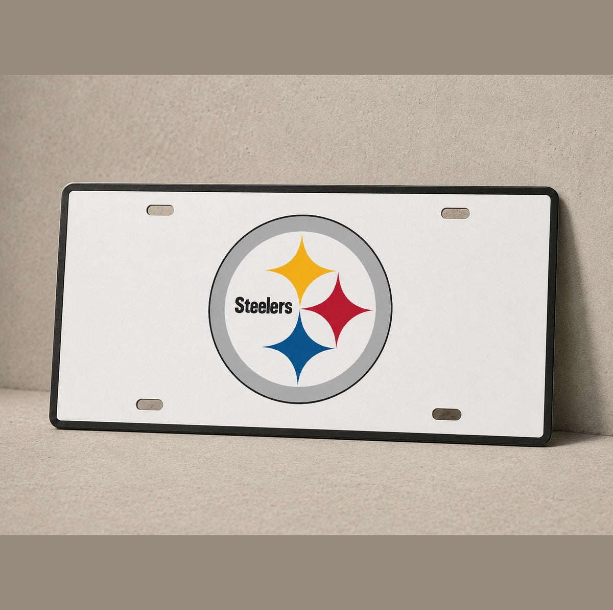 Pittsburgh Steelers Football License Plate Car Tag 12x6 Front Novelty Vanity