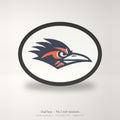 UTSA Roadrunners Oval Trailer Hitch Cover 2 Inch Receiver