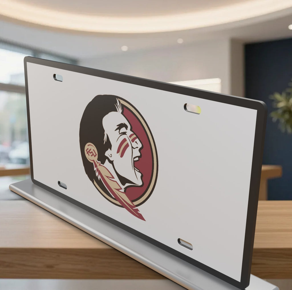 Florida State Seminoles FSU Noles License Plate Car Tag 12x6 Front