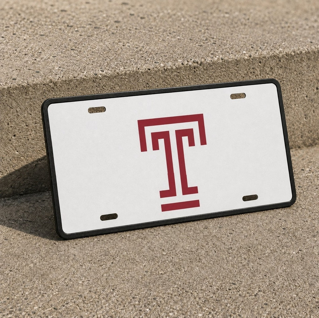 Temple Owls College Football License Plate Car Tag 12x6 Front Novelty Vanity