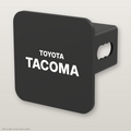 Toyota Tacoma Trailer Hitch Cover 2 Inch Receiver Plug Black White or Blackout - product illustration