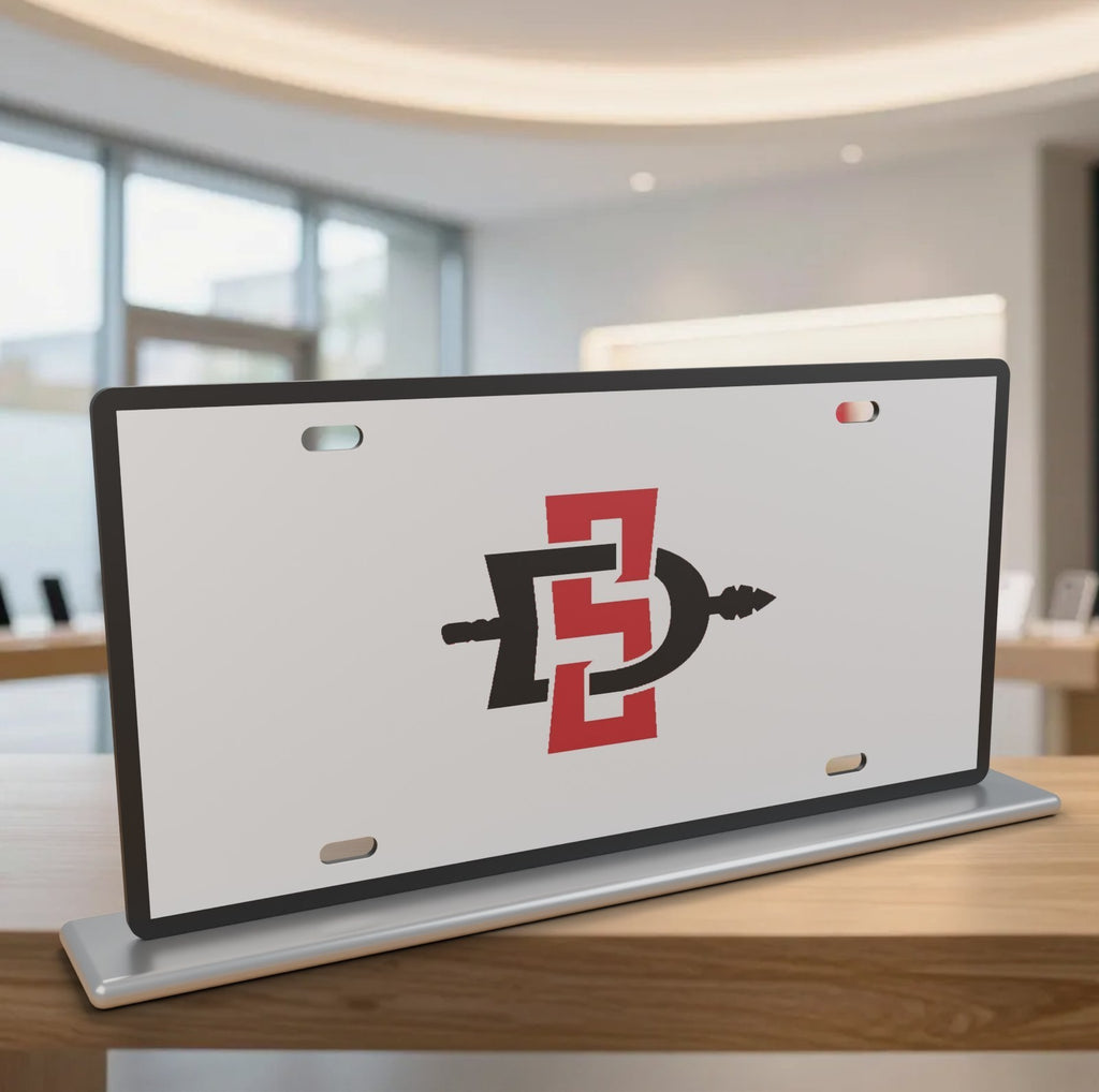 San Diego State Aztecs SDSU License Plate Car Tag 12x6 Front