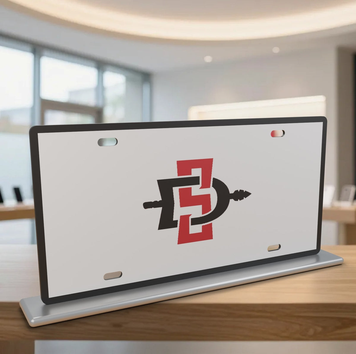 San Diego State Aztecs SDSU License Plate Car Tag 12x6 Front