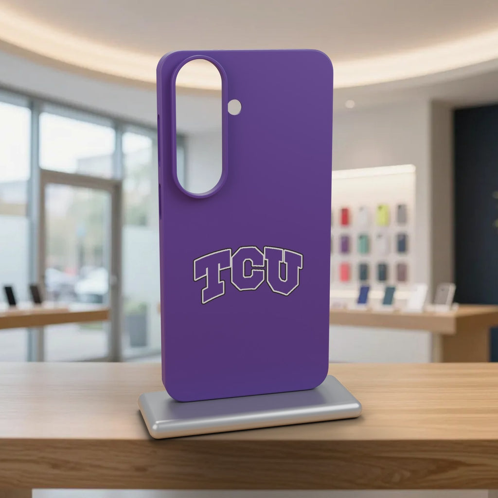 TCU Horned Frogs Phone Case Cover iPhone 17 Pro Max Samsung Galaxy S26 Slim