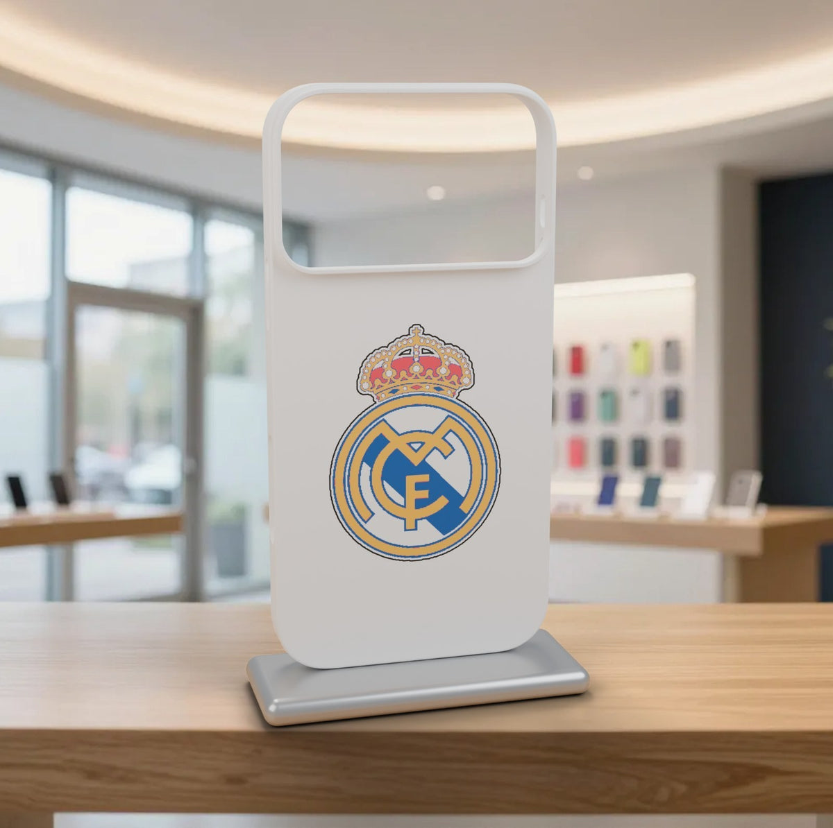 Real Madrid Phone Case for iPhone 17 Pro Max Samsung Galaxy S26 Cover Slim
