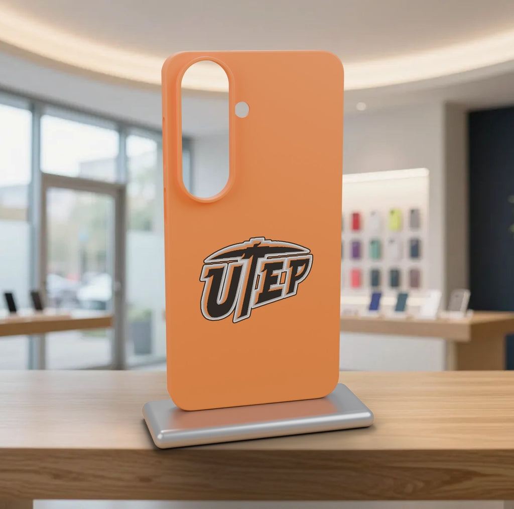 UTEP Miners Phone Case Cover iPhone 17 Pro Max Samsung Galaxy S26 Slim