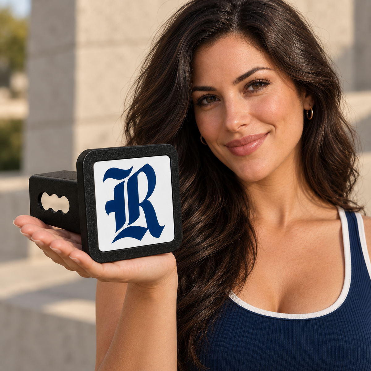 Rice Owls Trailer Hitch Cover 2 Inch Receiver