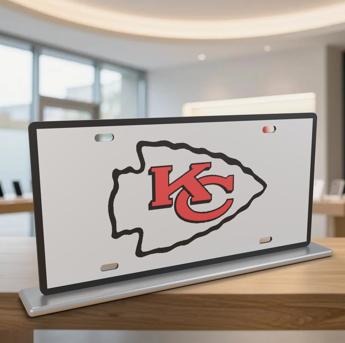 Kansas City Chiefs Football License Plate Car Tag 12x6 Front Novelty Vanity