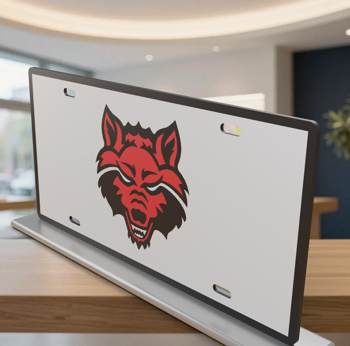 Arkansas State Red Wolves College Football License Plate Car Tag 12x6 Front