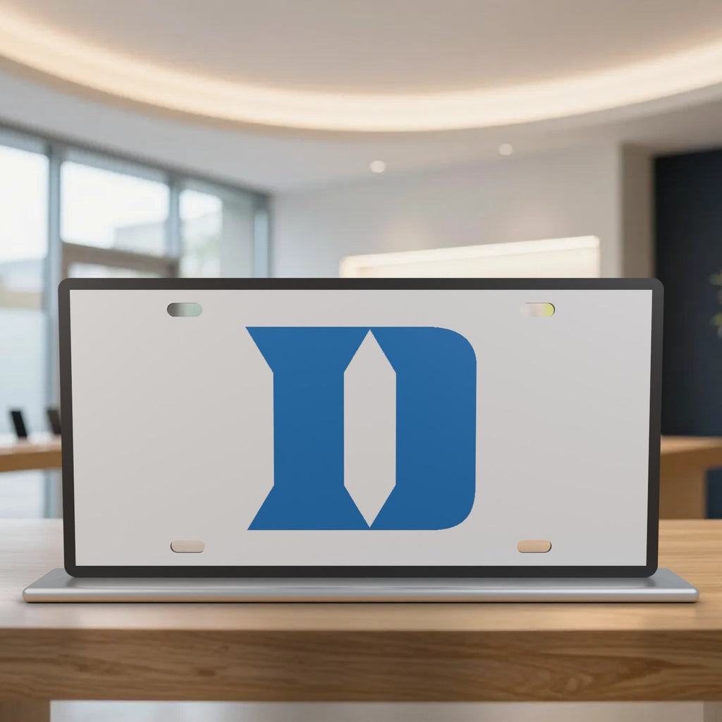 Duke Blue Devils College Football License Plate Car Tag 12x6 Front Novelty