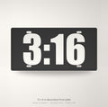 3:16 Jesus Christian Faith License Plate Car Tag 12x6 Black White Front