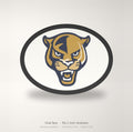 Florida International Panthers FIU Oval Trailer Hitch Cover 2 Inch Receiver