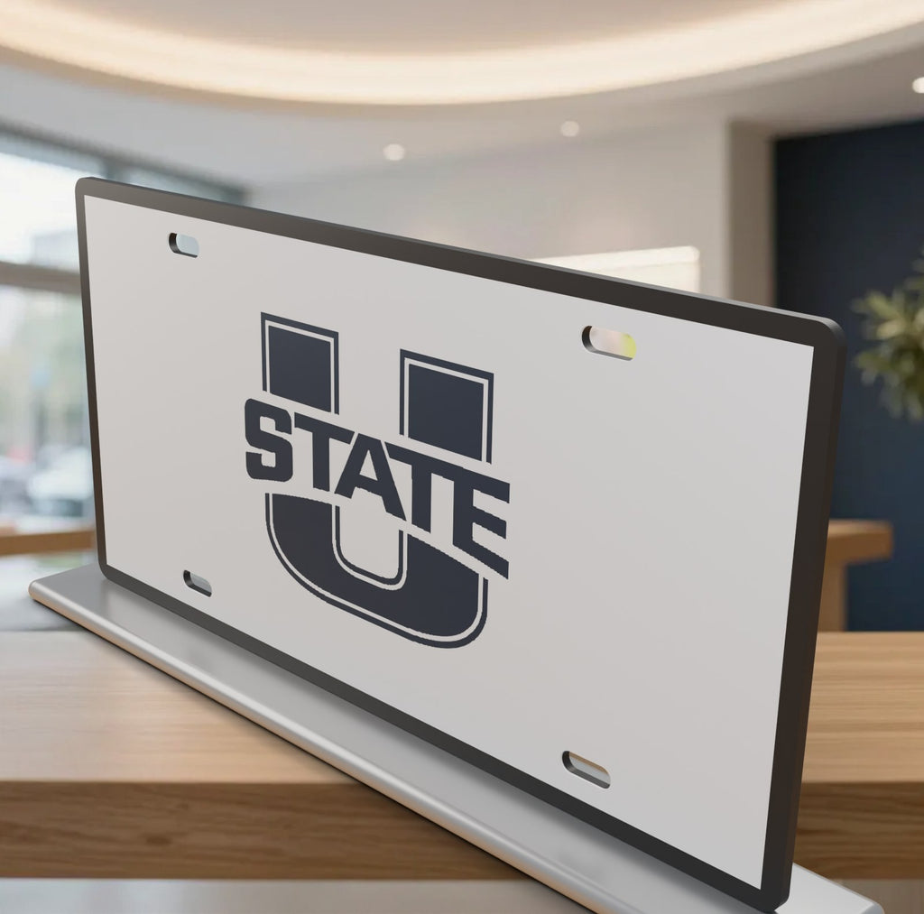 Utah State Aggies College Football License Plate Car Tag 12x6 Front Novelty