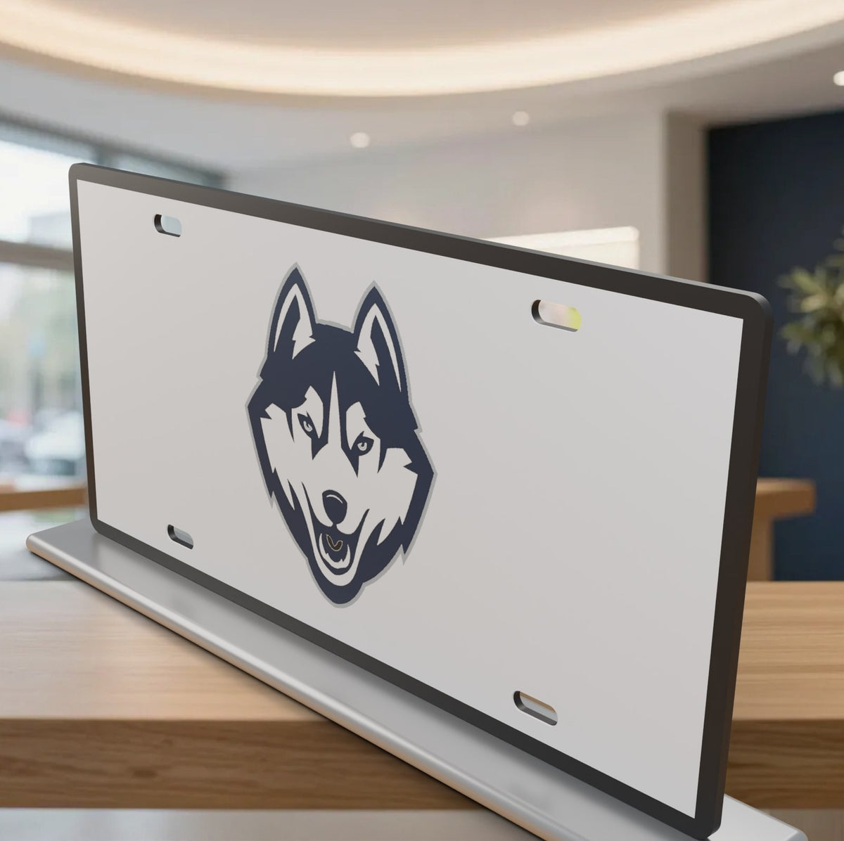 UConn Huskies College Football License Plate Car Tag 12x6 Front Novelty Vanity