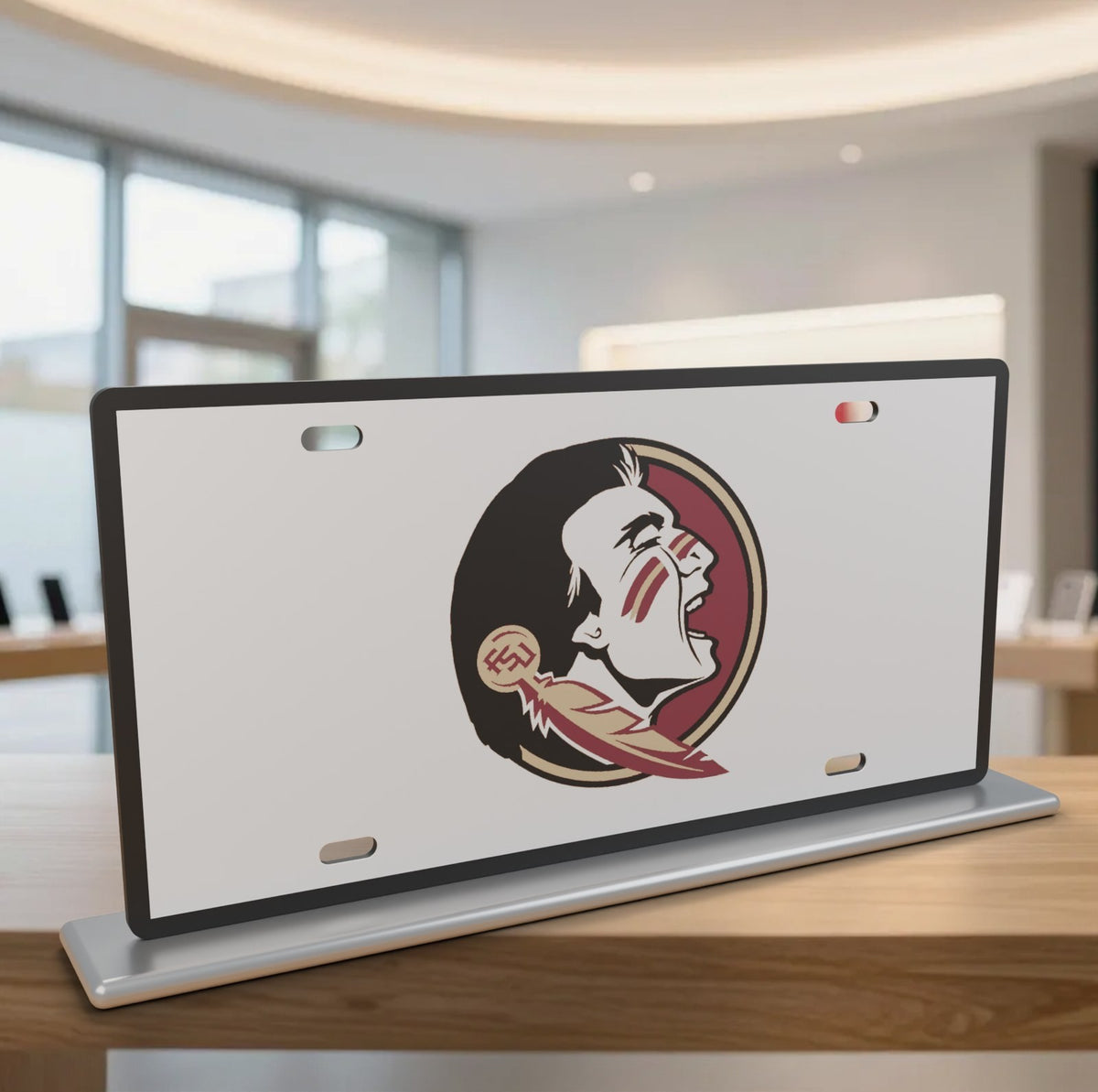 Florida State Seminoles FSU Noles License Plate Car Tag 12x6 Front