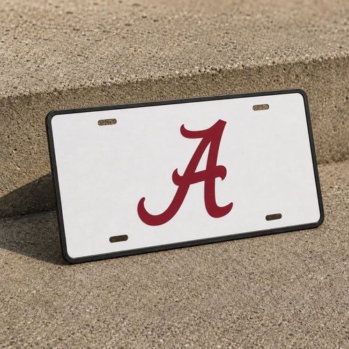 Alabama Crimson Tide Bama License Plate Car Tag 12x6 Front