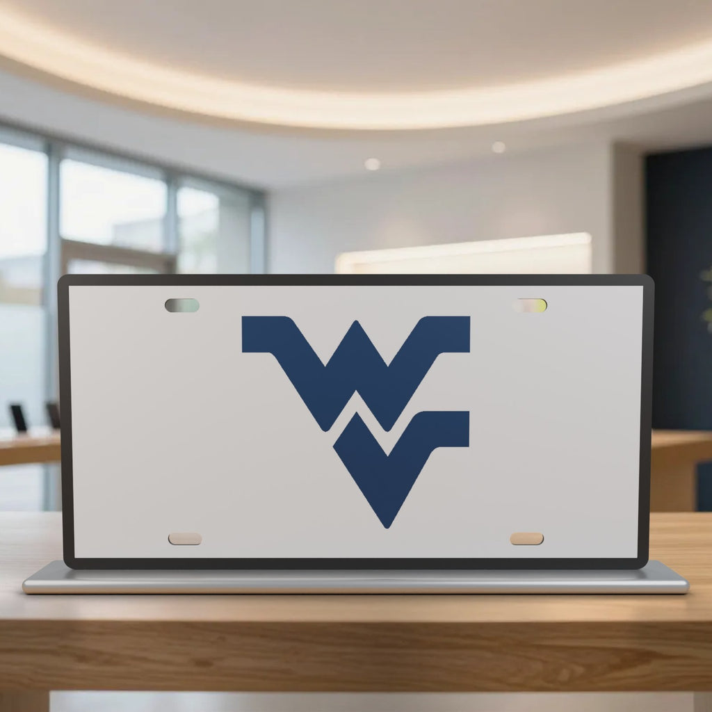 West Virginia Mountaineers College Football License Plate Car Tag 12x6 Front