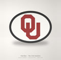 Oklahoma Sooners OU Oval Trailer Hitch Cover 2 Inch Receiver