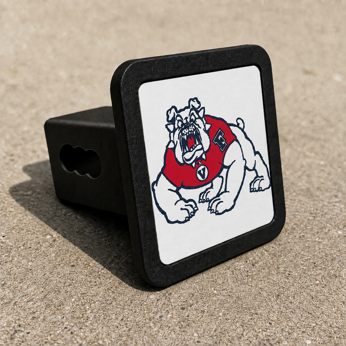 Fresno State Bulldogs Trailer Hitch Cover 2 Inch Receiver