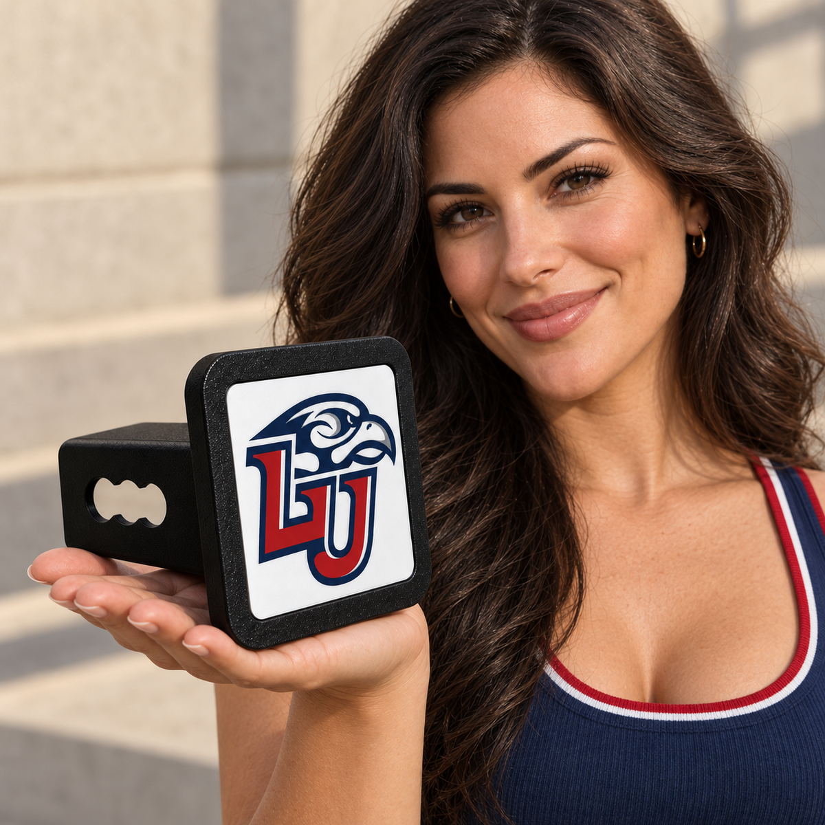 Liberty Flames Trailer Hitch Cover 2 Inch Receiver