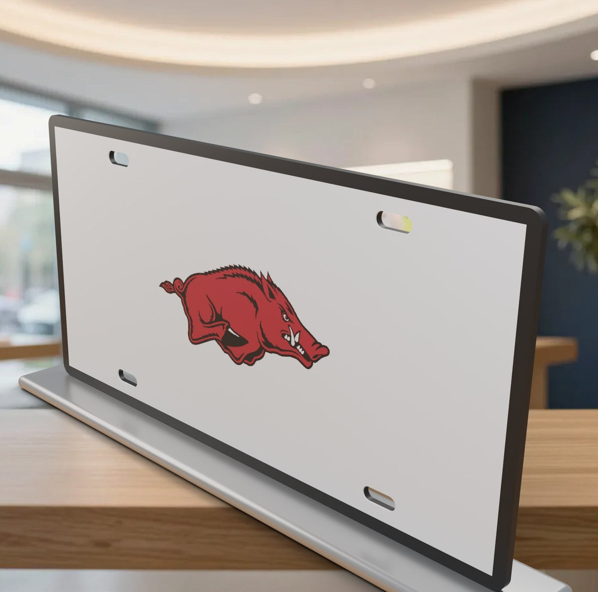 Arkansas Razorbacks Hogs License Plate Car Tag 12x6 Front