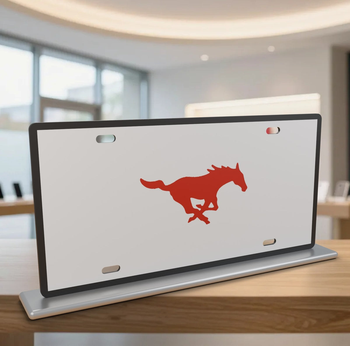 SMU Mustangs College Football License Plate Car Tag 12x6 Front Novelty Vanity