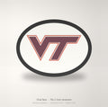 Virginia Tech Hokies VT Oval Trailer Hitch Cover 2 Inch Receiver