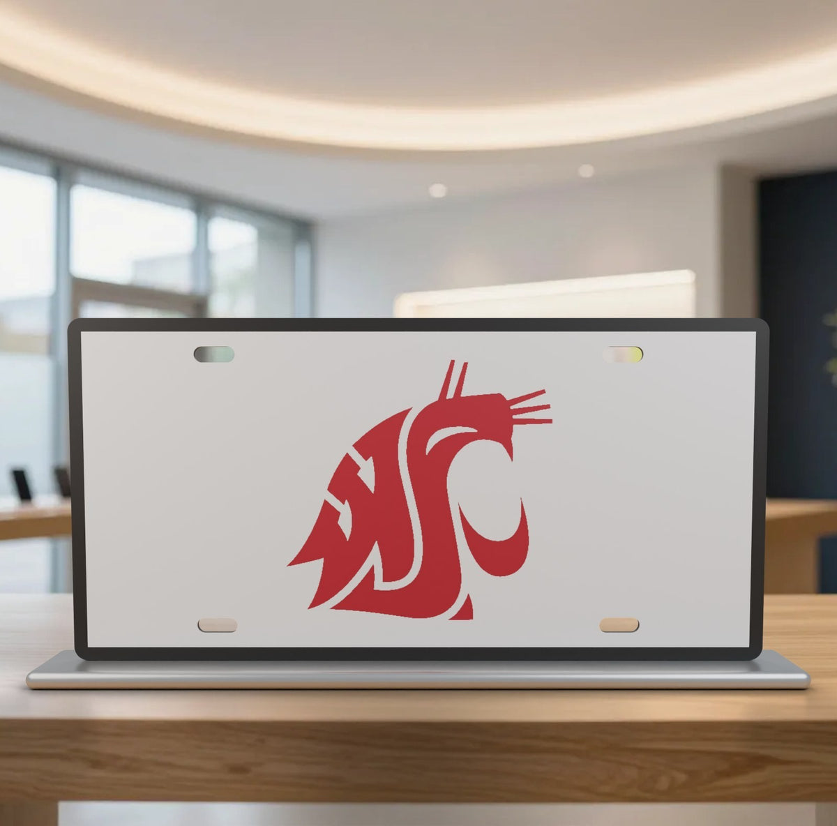Washington State Cougars WSU License Plate Car Tag 12x6 Front