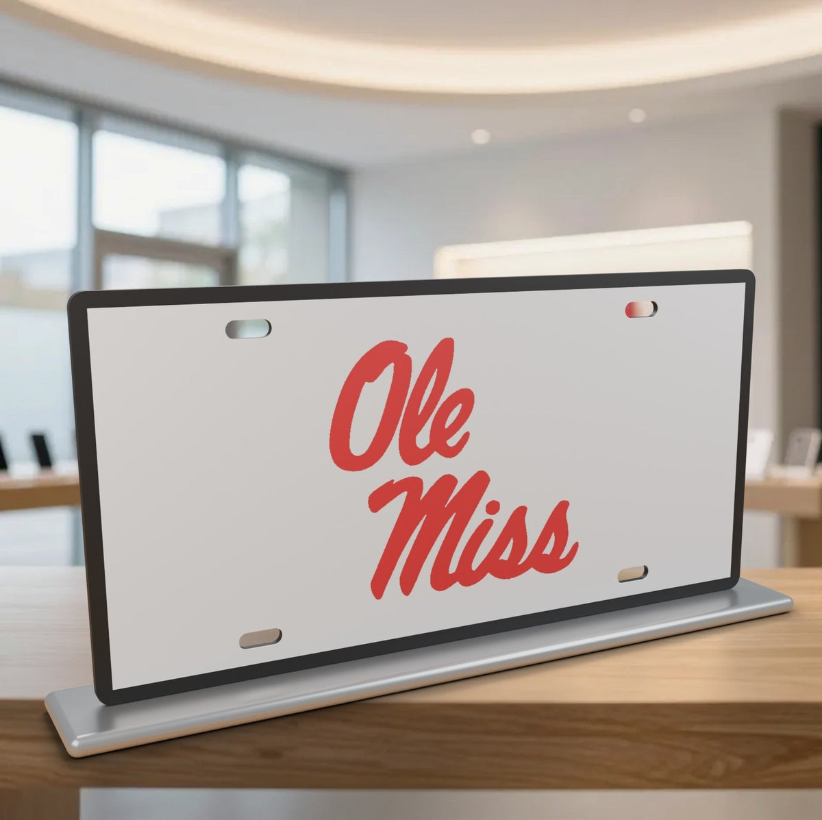 Ole Miss Rebels College Football License Plate Car Tag 12x6 Front Novelty Vanity