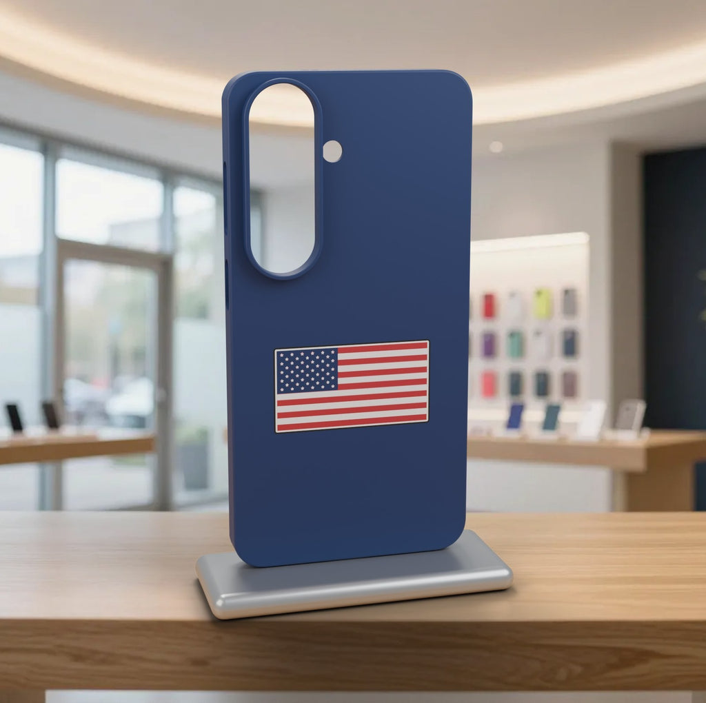 American Flag Phone Case Cover iPhone 17 Pro Max Samsung Galaxy S26 Slim