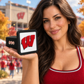 Wisconsin Badgers Trailer Hitch Cover 2 Inch Receiver