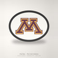 Minnesota Golden Gophers Oval Trailer Hitch Cover 2 Inch Receiver