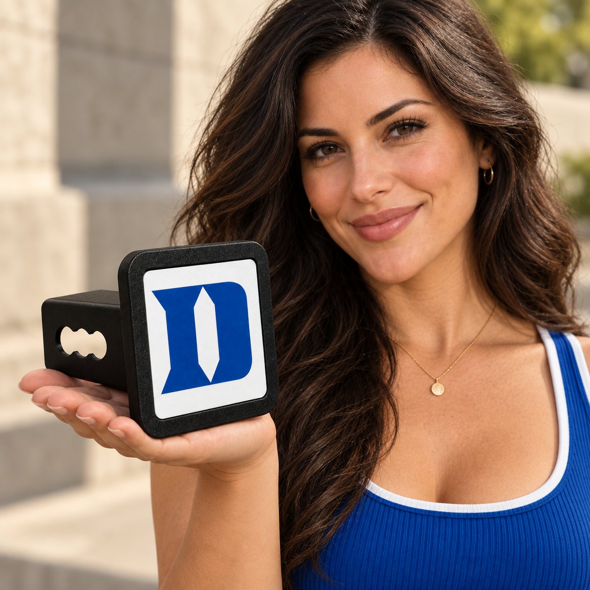 Duke Blue Devils Trailer Hitch Cover 2 Inch Receiver