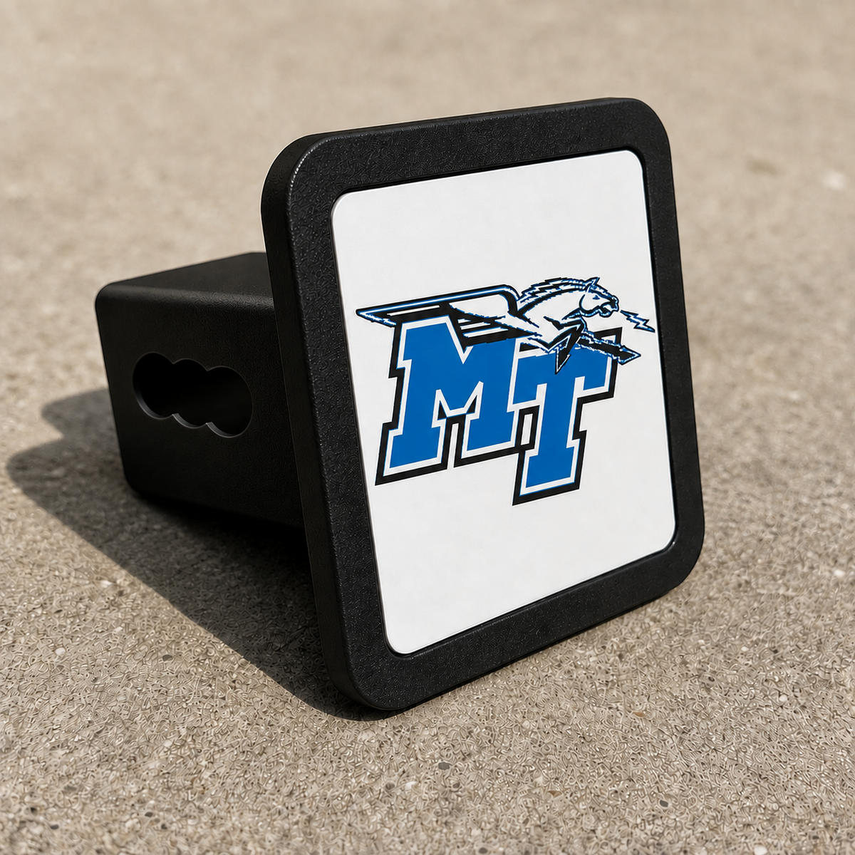 Middle Tennessee Blue Raiders MTSU Trailer Hitch Cover 2 Inch Receiver