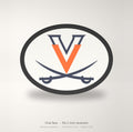 Virginia Cavaliers UVA Oval Trailer Hitch Cover 2 Inch Receiver