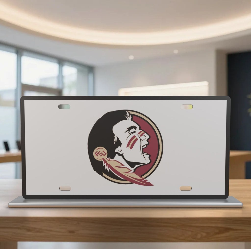 Florida State Seminoles FSU Noles License Plate Car Tag 12x6 Front