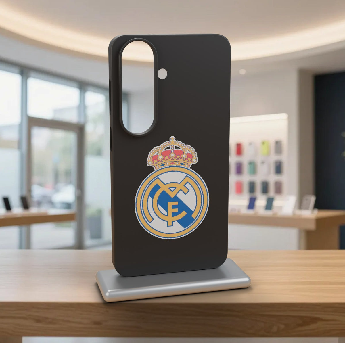 Real Madrid Phone Case for iPhone 17 Pro Max Samsung Galaxy S26 Cover Slim