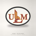 UL Monroe Warhawks Oval Trailer Hitch Cover 2 Inch Receiver