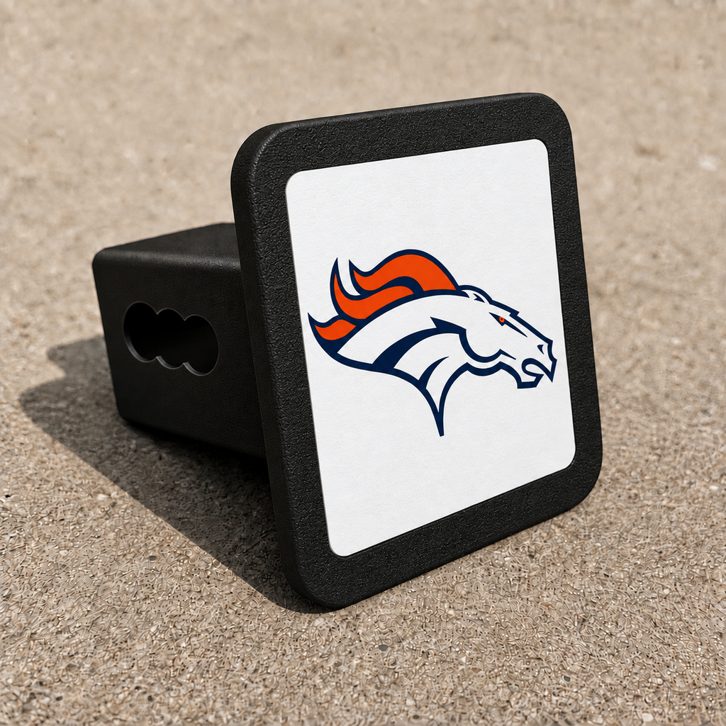Denver Broncos NFL Trailer Hitch Cover 2 Inch Receiver