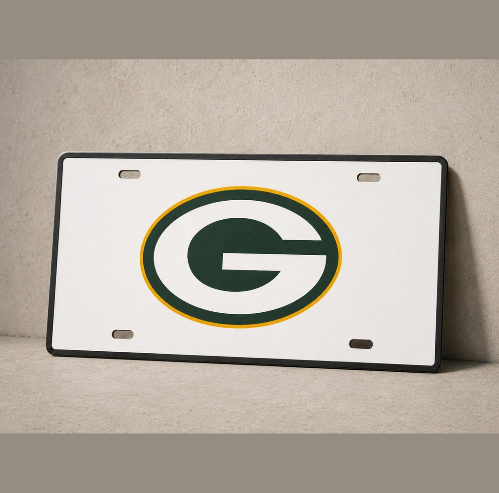 Green Bay Packers Football License Plate Car Tag 12x6 Front Novelty Vanity