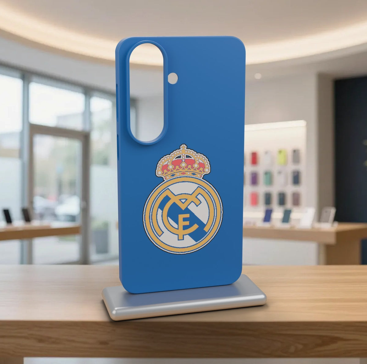 Real Madrid Phone Case for iPhone 17 Pro Max Samsung Galaxy S26 Cover Slim