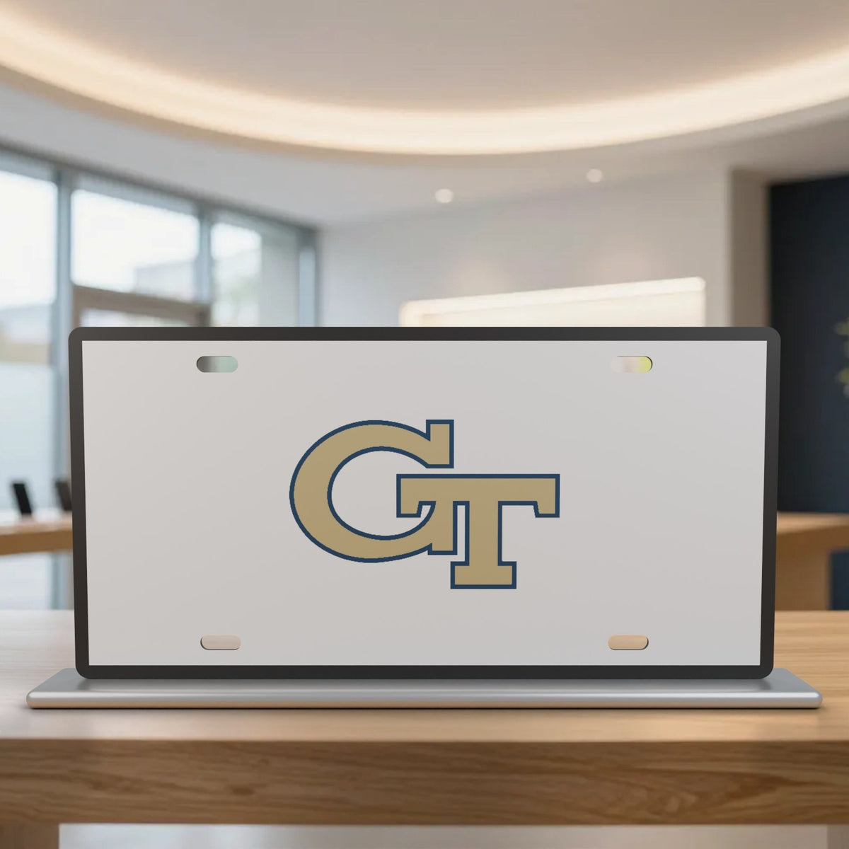 Georgia Tech Yellow Jackets GT License Plate Car Tag 12x6 Front