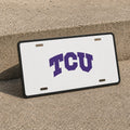 TCU Horned Frogs College Football License Plate Car Tag 12x6 Front Novelty